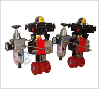 Pneumatic Actuated Ball Valves